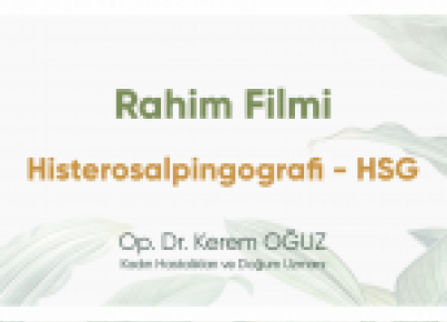 Uterine Film – Hysterosalpingography (HSG)